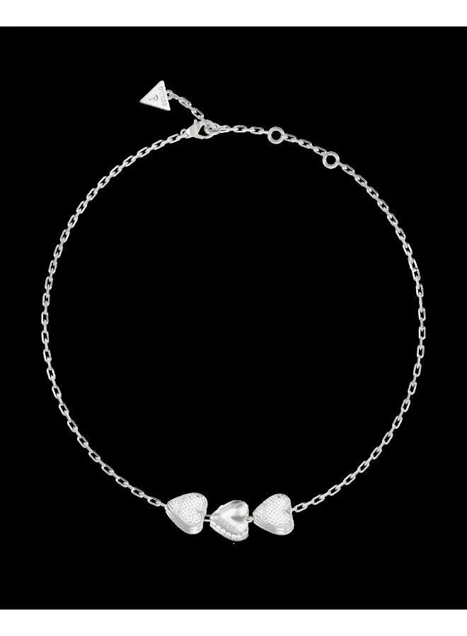 جس Hearts Pave Chain Necklace